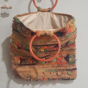 Vintage tote purse bag